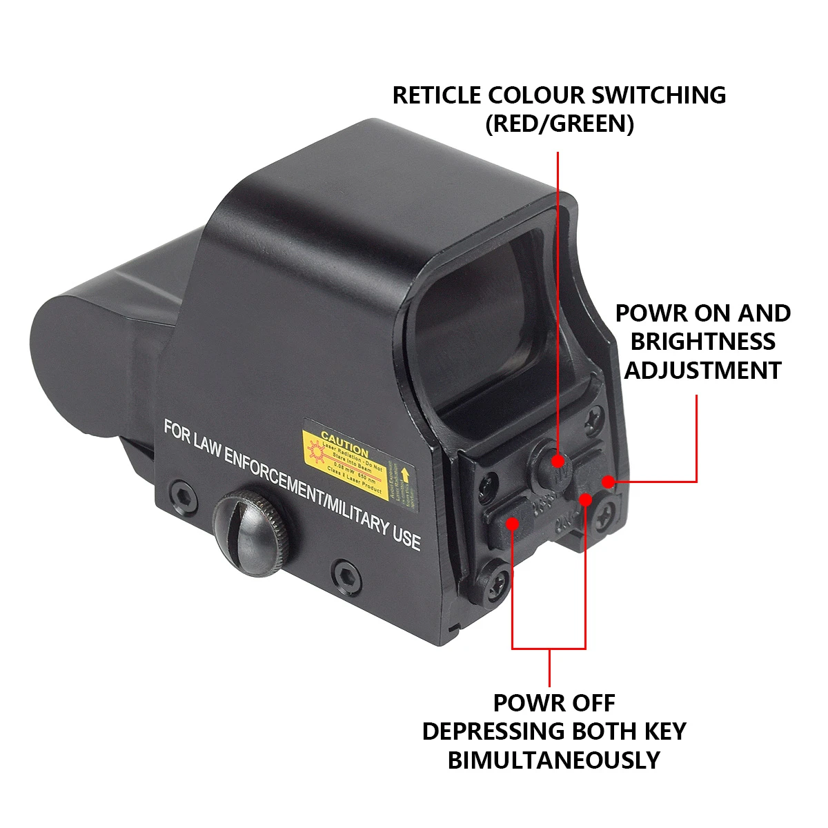 Tactical UNITY 1/3 Optic Fast Riser Increase Mount For 551 552 553 558 Red Dot Holographic Reflex Sight Hunting Riflescope