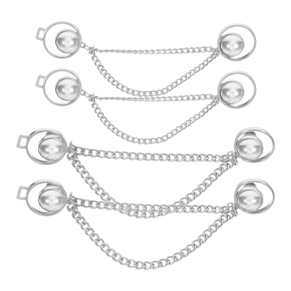 

4Pcs Jeans Waist Tighteners Durable Zinc Alloy Metal Button Pants Adjuster No Burr Stylish Gifts for Loose Clothes