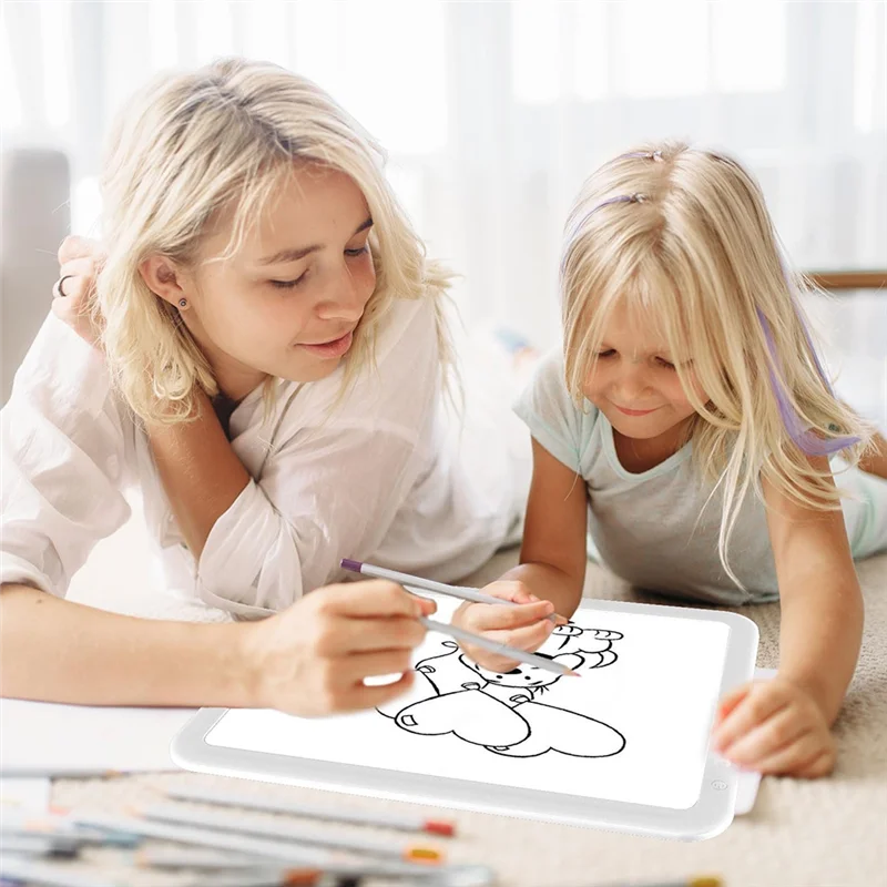 MLGB-Super Bright Light Pad A4 With 3500Mah Battery For Weeding Vinyl,6 Level Dimming,3 Color Temperatures Light Table