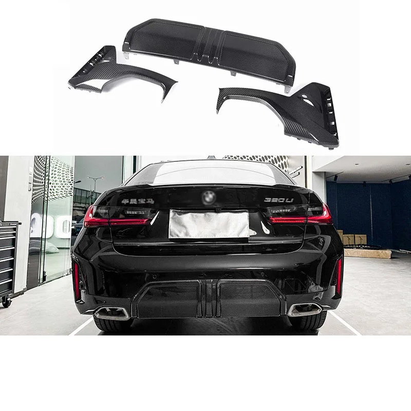 

Compatible with 23 BMW 3 Series G20 MP rear lip carbon fiber rear lip rear bumper diffuser tuning accessories body kit