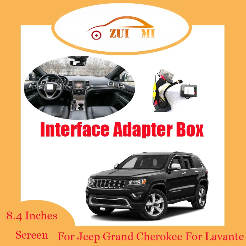 

Car Interface Adapter Decoder For Jeep Grand Cherokee For Lavante 360 Panoramic Decoder Box 8.4 Inches