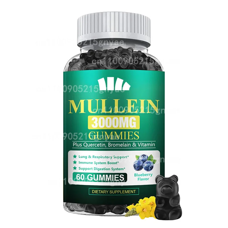 

Мармеладные маркеры Verbasco Lung 10 в 1, содержащие бромеля, центрита, магния — способствующее здоровое дыхание