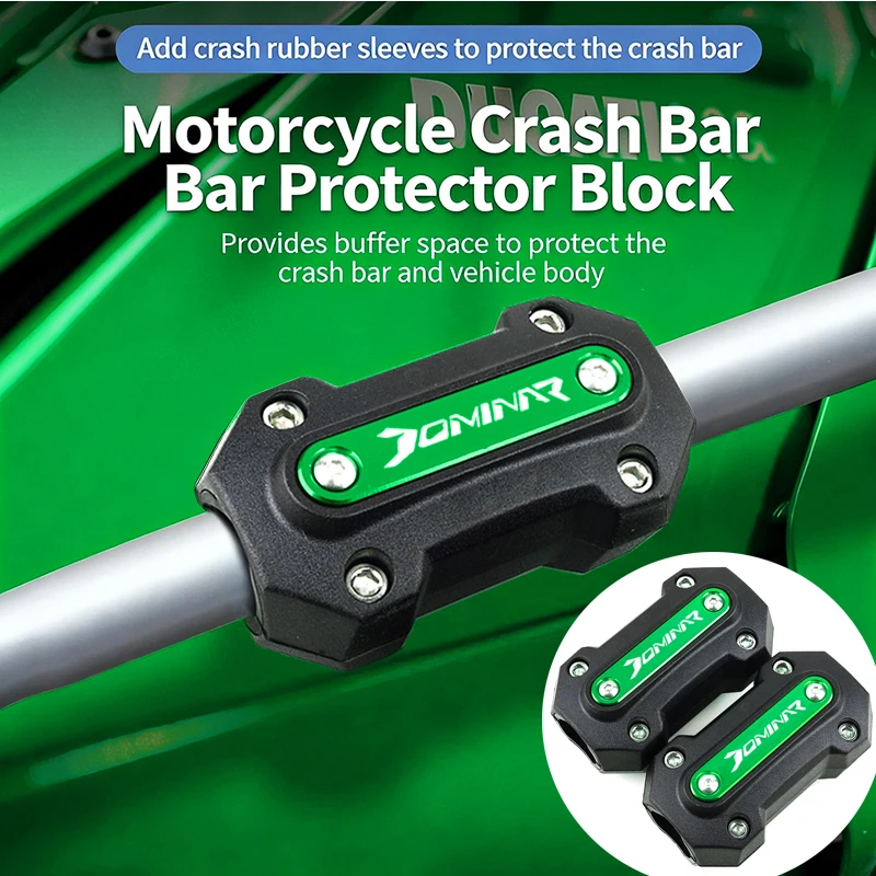 Motorcycle Accessories Block Protection Engine Guard Crash Bars Engine Bumper Protective Block For Bajaj Dominar400