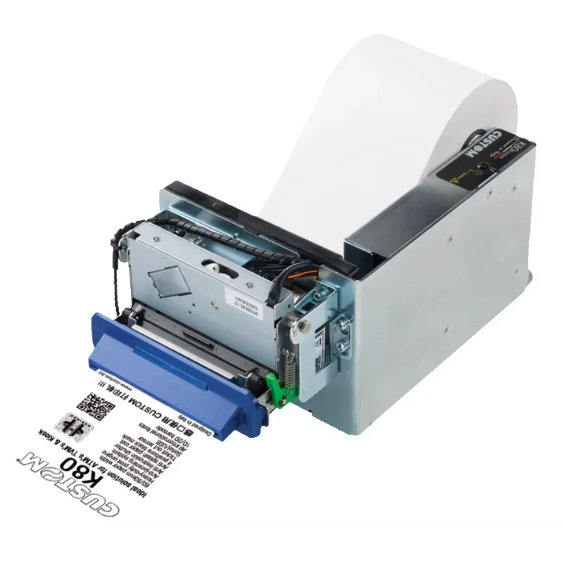 

80mm Printing Mechanism Kiosk Ticket Thermal Printer CUSTOM K80 USB RS232 TORNADO PRINTER Self-service Kiosk Vending Machines