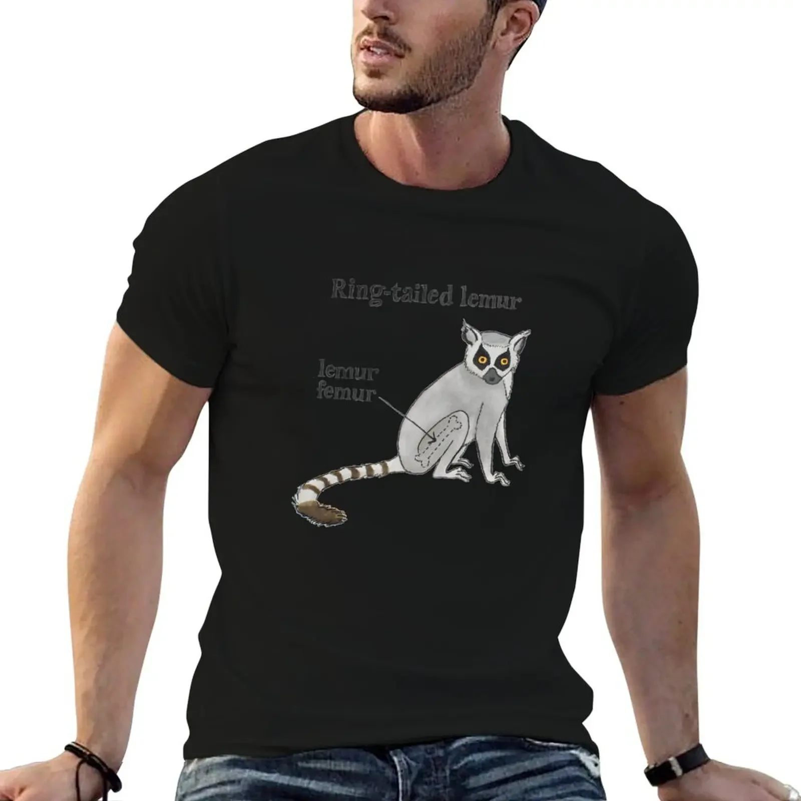 Lemur femur T-Shirt rapper graphic tees Clothing men clothings