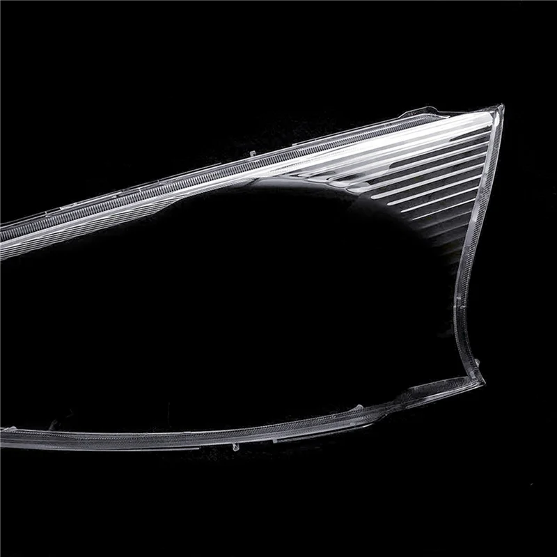 NEW-2X For Mitsubishi Grandis 2004-2009 Front Headlight Lens Shell Lamp Shade Transparent Head Light Lamp Masks Dust Cover B