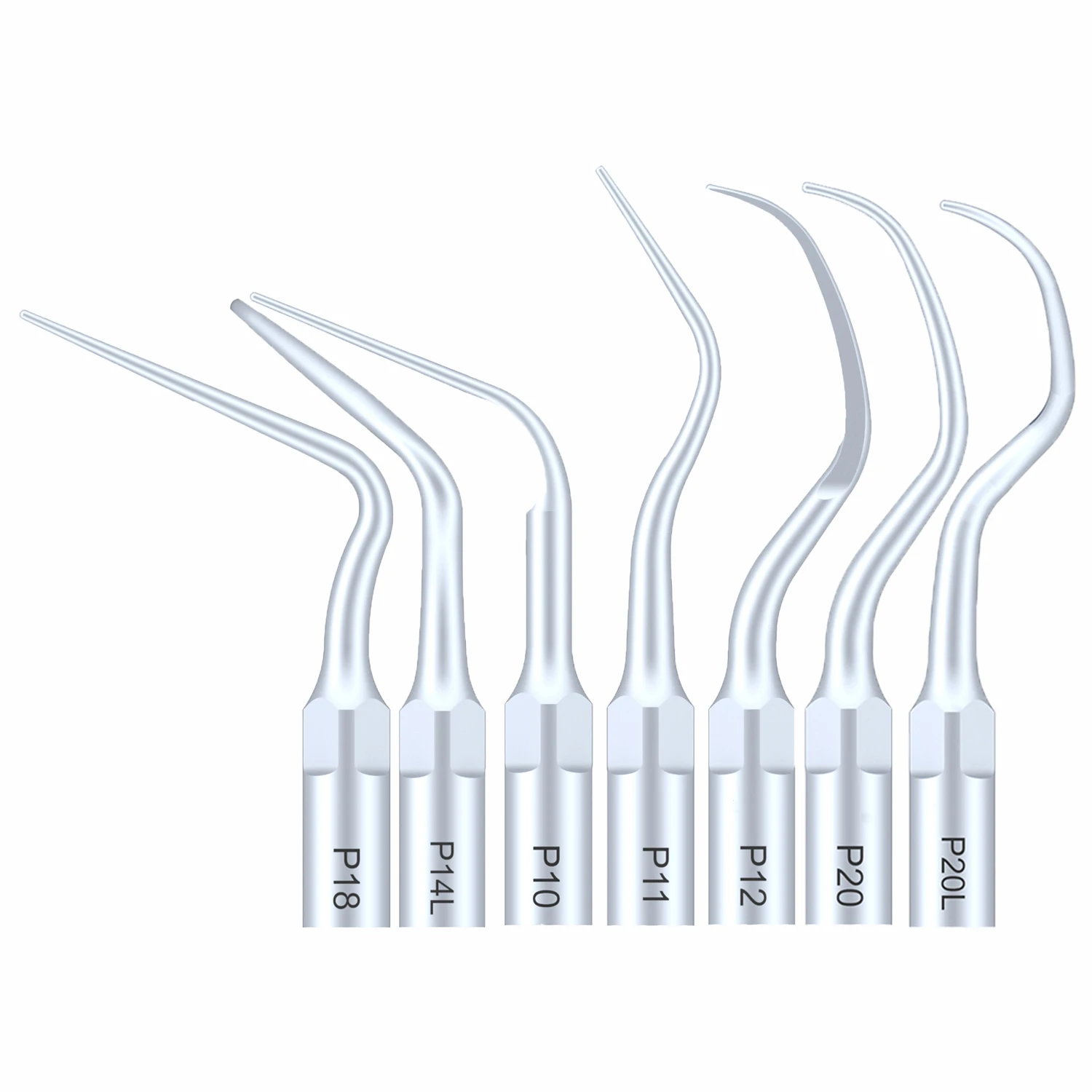 

Dental Ultrasonic Scaler Scaling Tips P10 P11 P12 P14L P18 P20 P20L P20R P21 22 L R for EMS for Woodpecker Scaler Handpiece