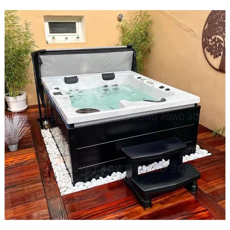 Jakuzi Inflable Exterior Hot Tube Outdoor Custom Spa Solar Water Heater Surfing Water Pump whirlpool Tub Massage Steel Bathtub