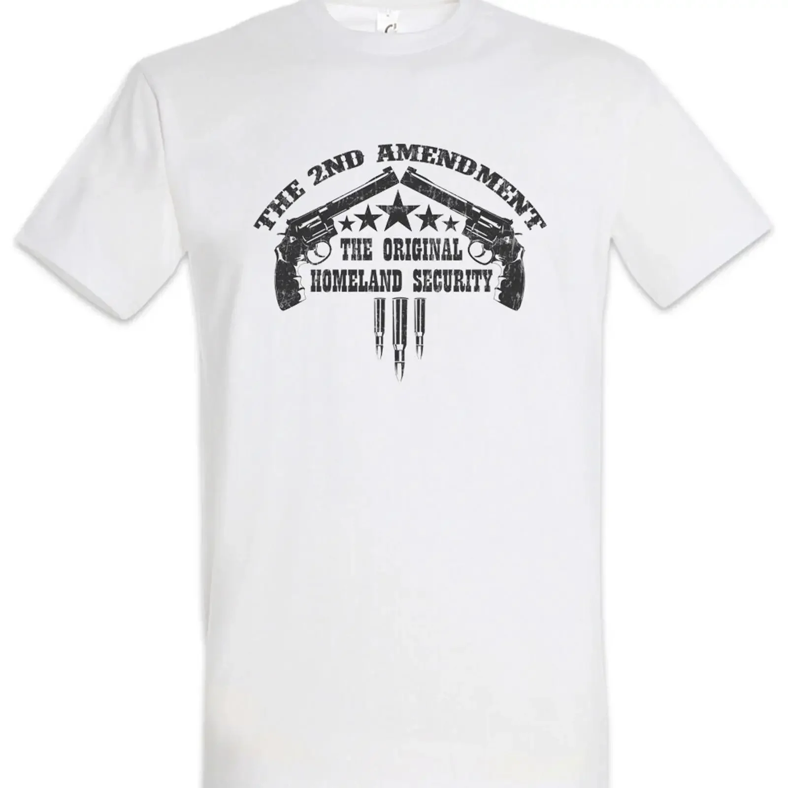 The 2nd Amendment II T Shirt Pistol Gun Guns Rifle Rifles US Law Laws Fun vintage Washed Soft Breathable homme Stylish
