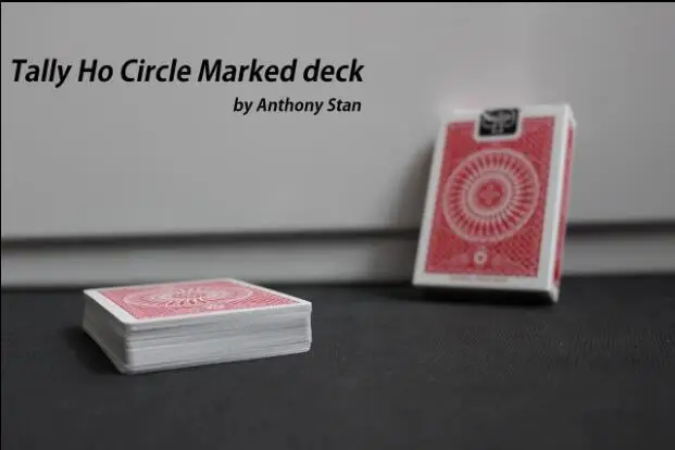 Tally Ho Circle Marked deck by Anthony Stan-magic tricks