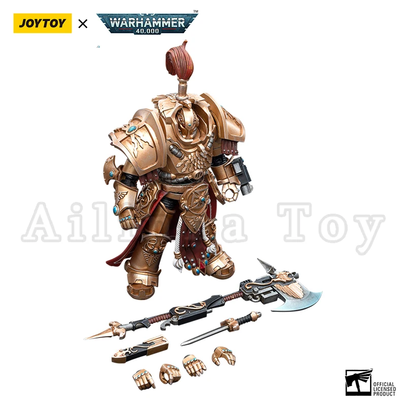 JOYTOY 1/18 Action Figure 40K Adeptus Custodes Allarus Terminator Anime Military Model Toy