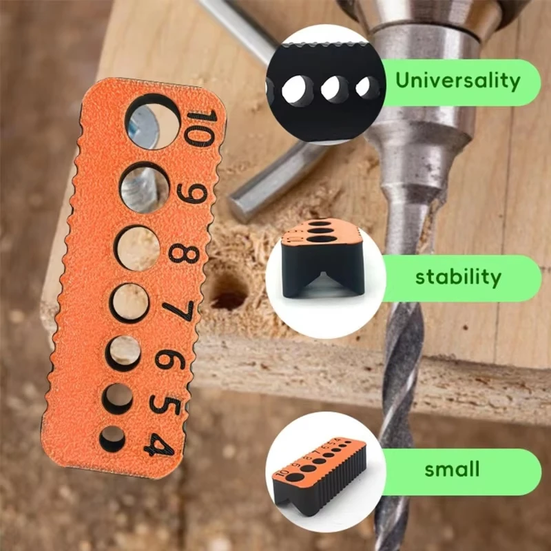 Drill Guide, Suitable for Drilling Guide Tools for 4mm-10mm Drills, DIY Drilling Fixture, Multi-Functional Auxiliary Tool.