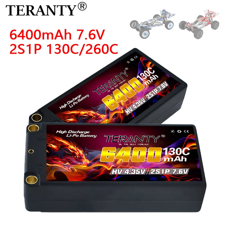 

2 шт. TREANTY 2S 6400 мАч Lipo аккумулятор 7,6 В 130C с разъемом XT60 для FPV дрона самолета RC автомобиль грузовик графеновая лодка RC модель часть