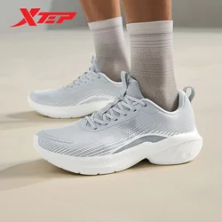 Xtep Running Shoes For Men 2024 Spring Breathable Men's Sports Shoes Shock Absorption Cushion Stability Sneakers 876119110020