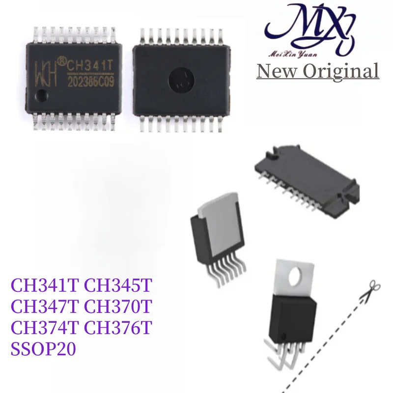 MXY CH341T CH345T CH347T CH370T CH374T CH376T ic chip SSOP20