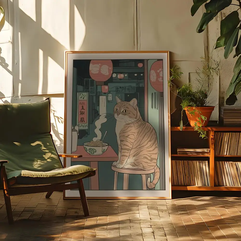 قطة اسكتلندية في حوض الاستحمام اللوحة الخط صديقة للبيئة القطن قماش المشارك مقاوم للماء جدار الفن لديكور المنزل هدية