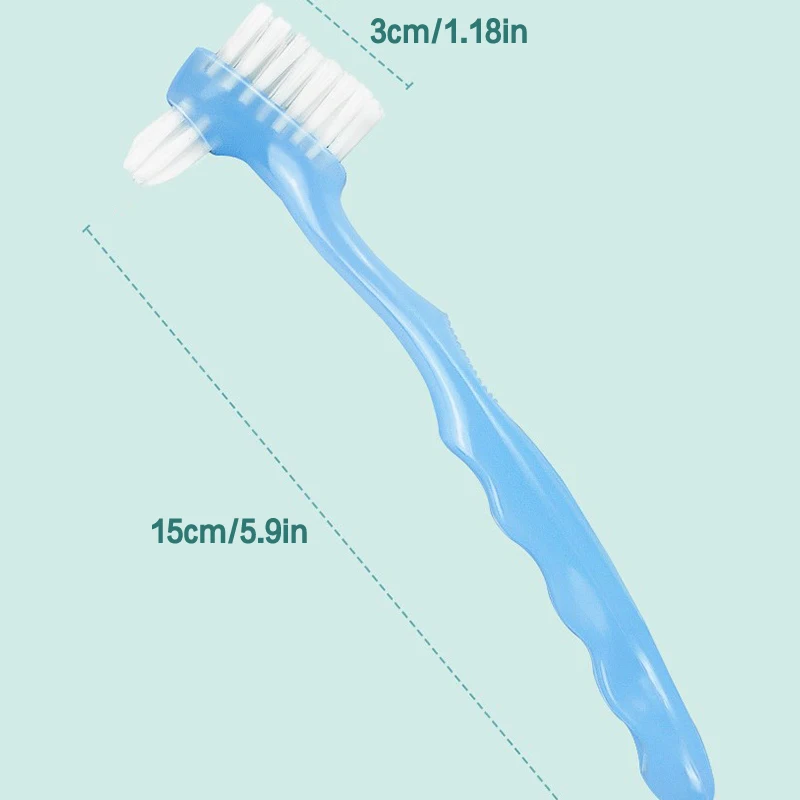 Escova interdental ortodôntica, prótese dupla viga, escova de limpeza de dentes macios Brace adulto oral, ferramenta de cuidados dentários