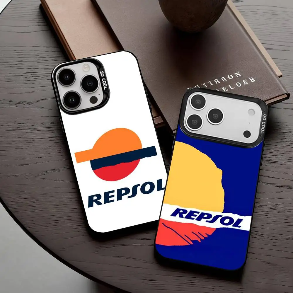 

D-Repsol-S M-Mobile-E Phone Case For iPhone17,16,15,14,13,12,11 Plus,Pro Max Candy Silver Plated Inside Cover