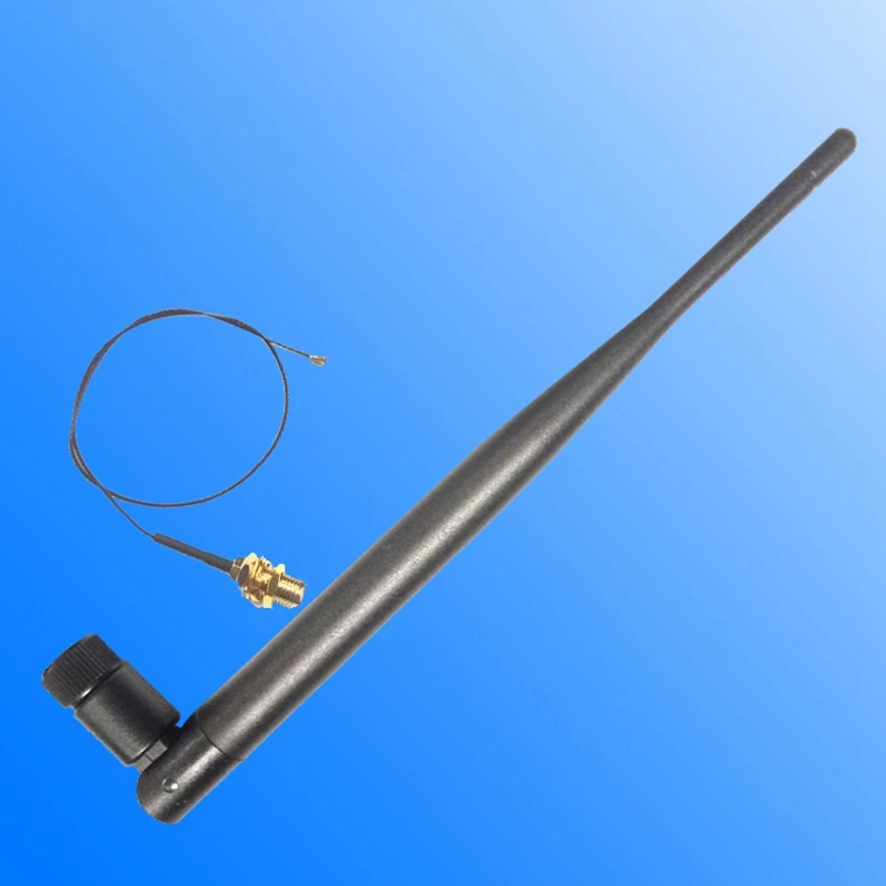 Carte Wifi RISE-AC8265 + adaptateur réseau d'antenne 6DB pour Jetson Character300 Mbps + 867Mbps 2.4 mesurz 5 mesurz touristes Band NGFF BTéclairé Tech