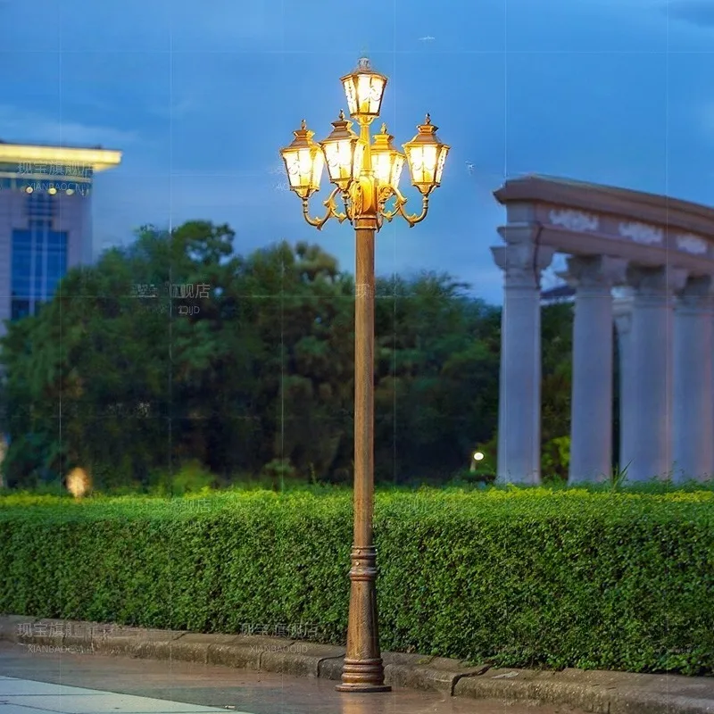 Landscape street light, outdoor waterproof home yard lighting, community villa courtyard, 3 meters outdoor high mast light