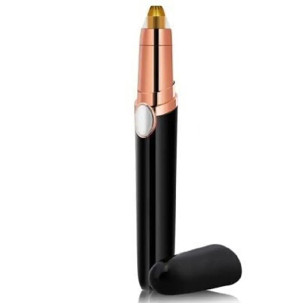 痛みのない眉毛トリマー,USB,女性用,ミニシェーバー,脱毛器,顔の脱毛,口紅,脱毛器,かみそり