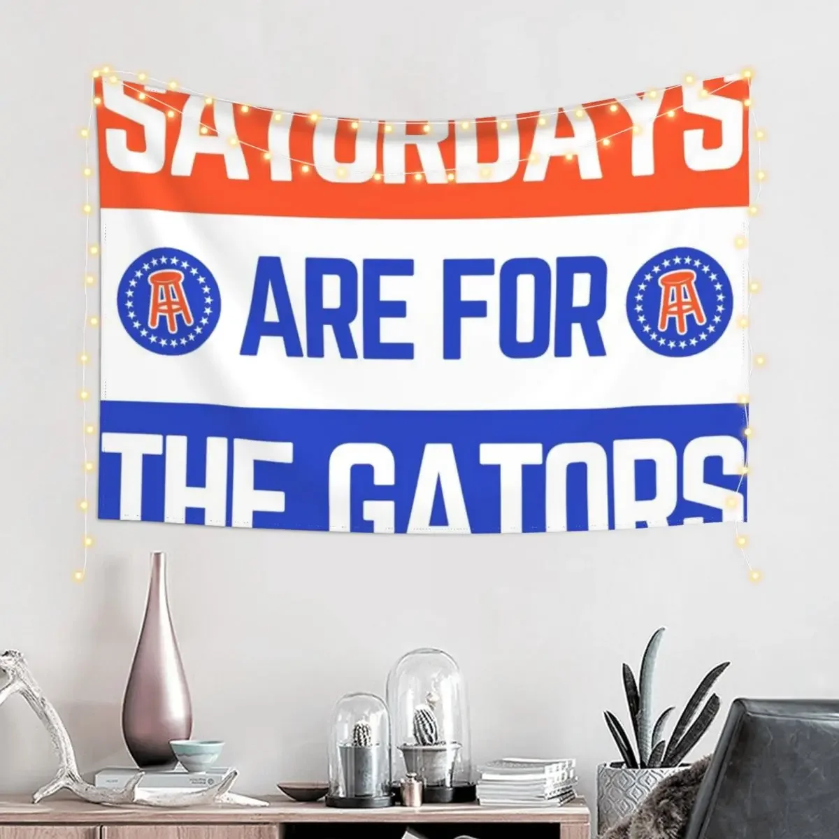 Saturdays are for the Gators Tapestry Decor Home Room Decorating Aesthetic Tapestry