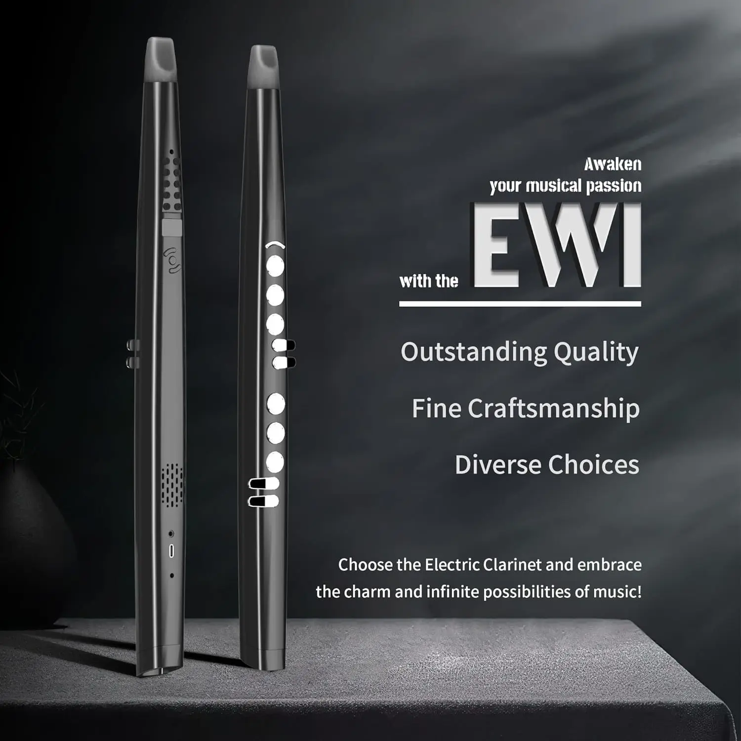 

S56 Electric Blowpipe Bluetooth Electronic Saxophone MIDI Beginner Entry Professional Electronic Blow Instrument