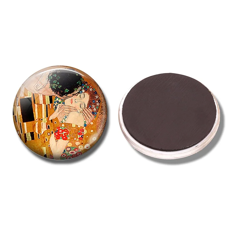 Klimt Mother and Son Art Fridge Stickers Gustav Klimt Kiss Magnets Klimt Art Homewares Mother\'s Day Gift Romantic Valentine Day
