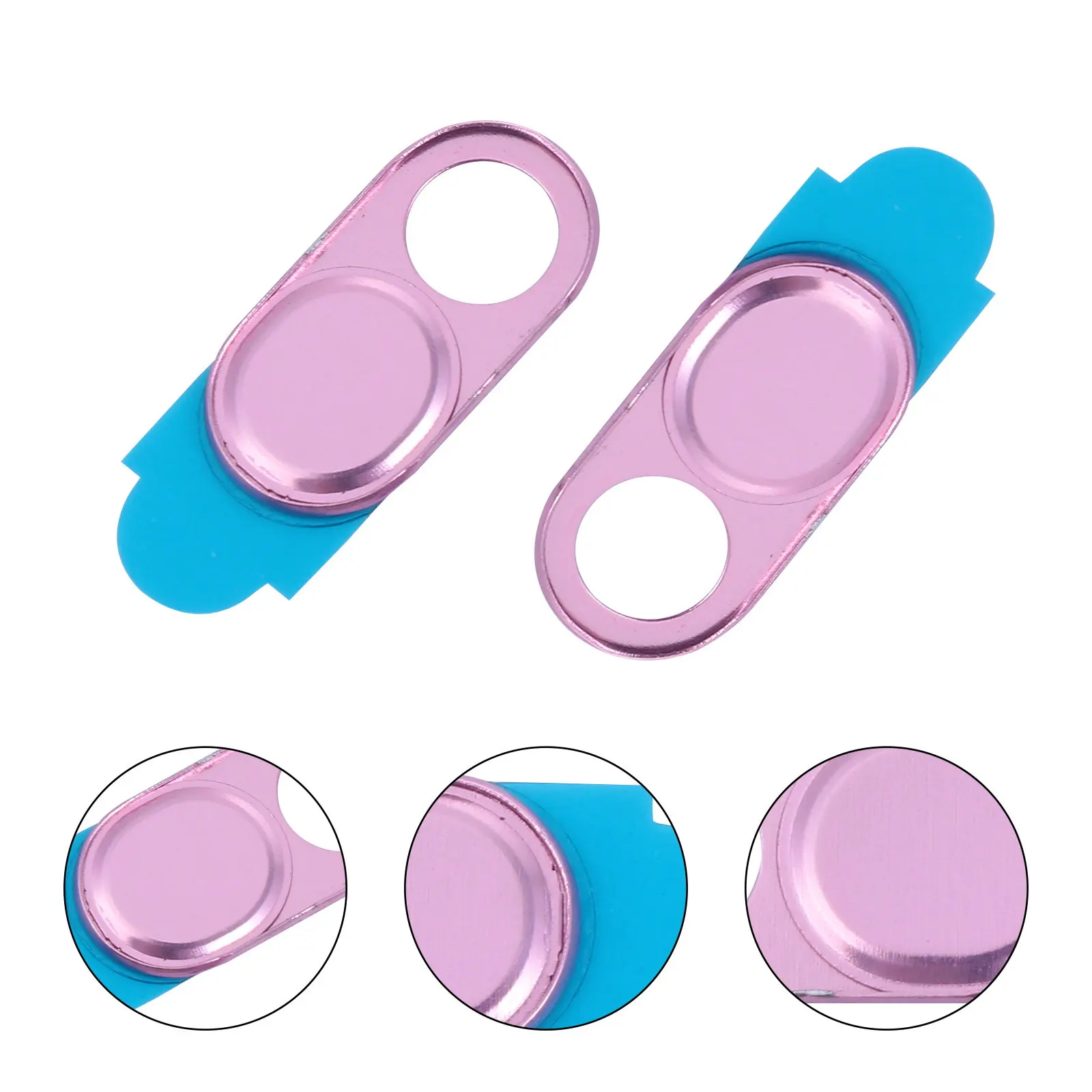 

2 шт. Защитные накладки на веб-камеру из алюминиевого сплава, защита от взлома для ноутбуков, настольных ПК и планшетов