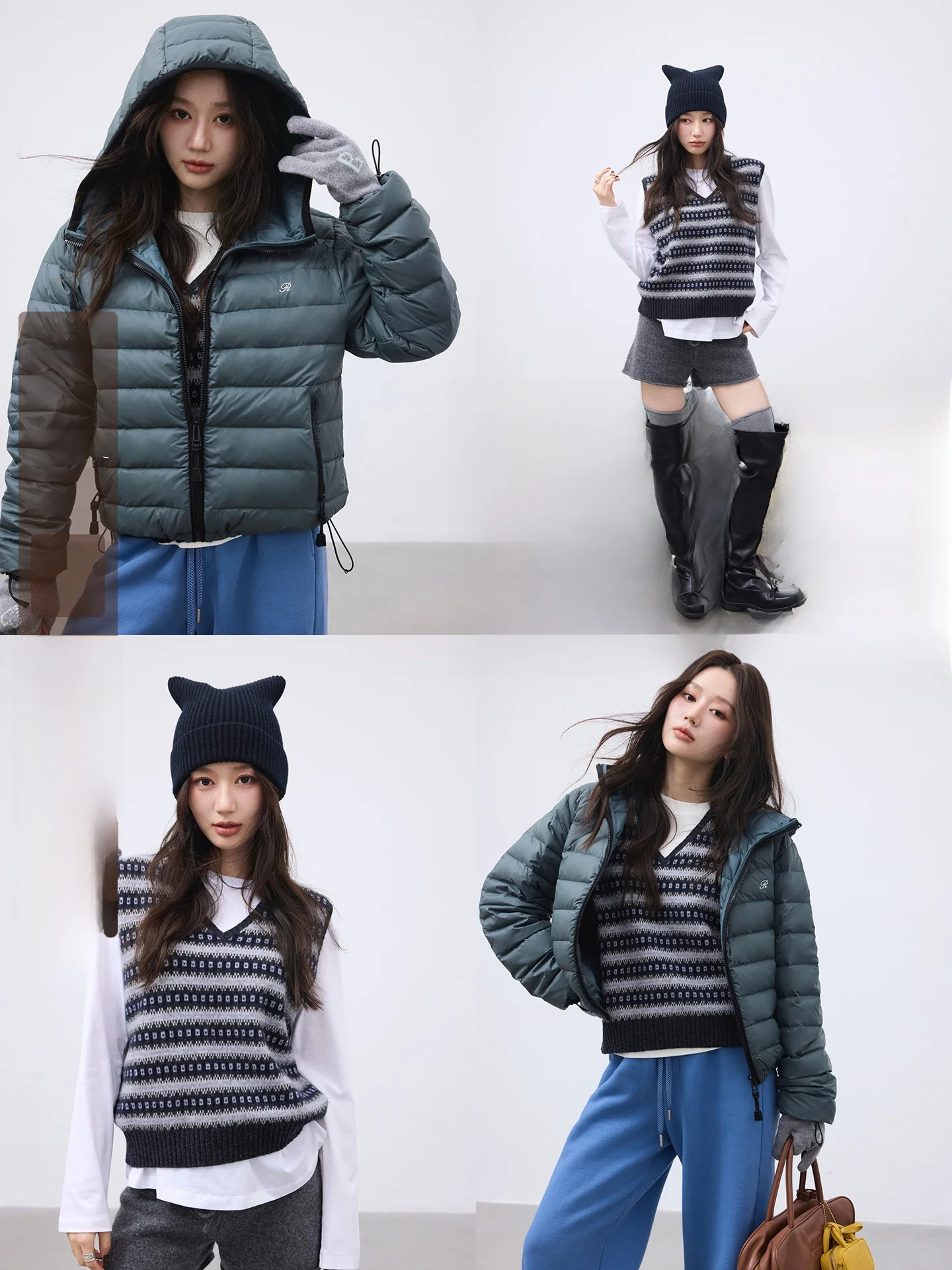 

Легкий пуховый жилет Camelux Jaet 90 из белого гусиного пуха, тонкая верхняя одежда, полностью шерстяной жилет MU Sensation с ребристым дизайном