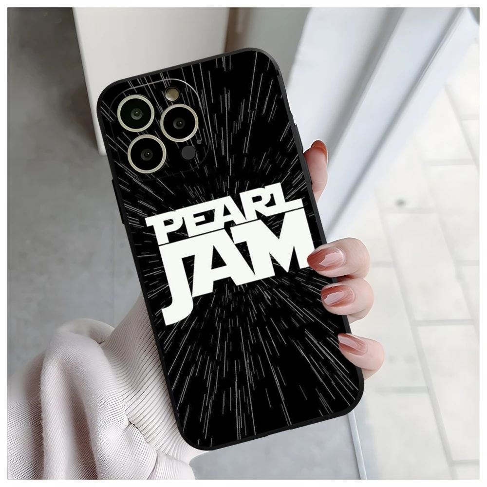 Pearl Jam R-Rock Band Phone Case for iphone 14 15ProMax 16 11 13 12 Pro Xs Max Mini Xr X 7 8 Plus Shell Coque