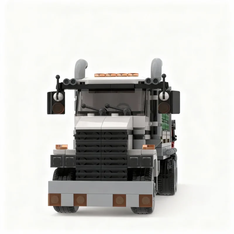 978pcs MOC Turf Delivery Truck Forklift City Model Building Blocks Construction Idea Festival Gift Education Brick Toys