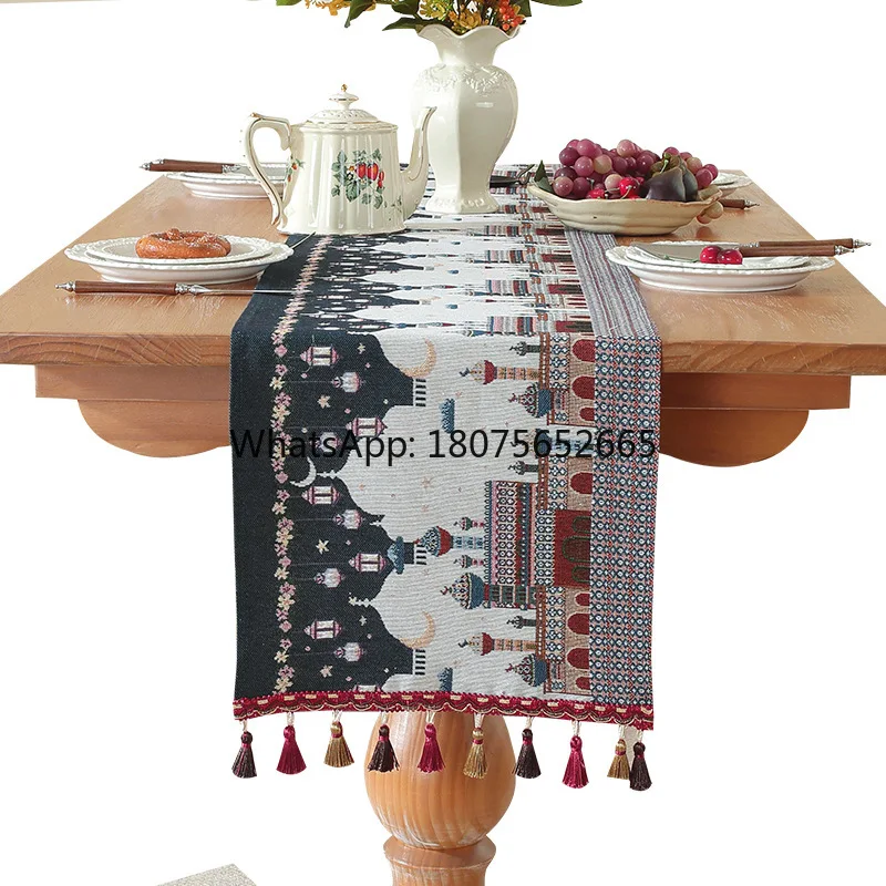 New jacquard tablecloth decoration living room coffee table TV cabinet tablecloth