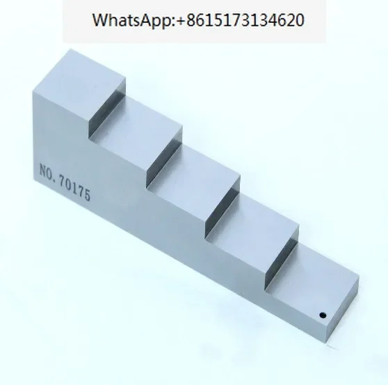 5 step test block/calibration block  thickness：0.200” 0.400” 0.600” 0.800” 1.000” size：4”*0.8” 1018 steel