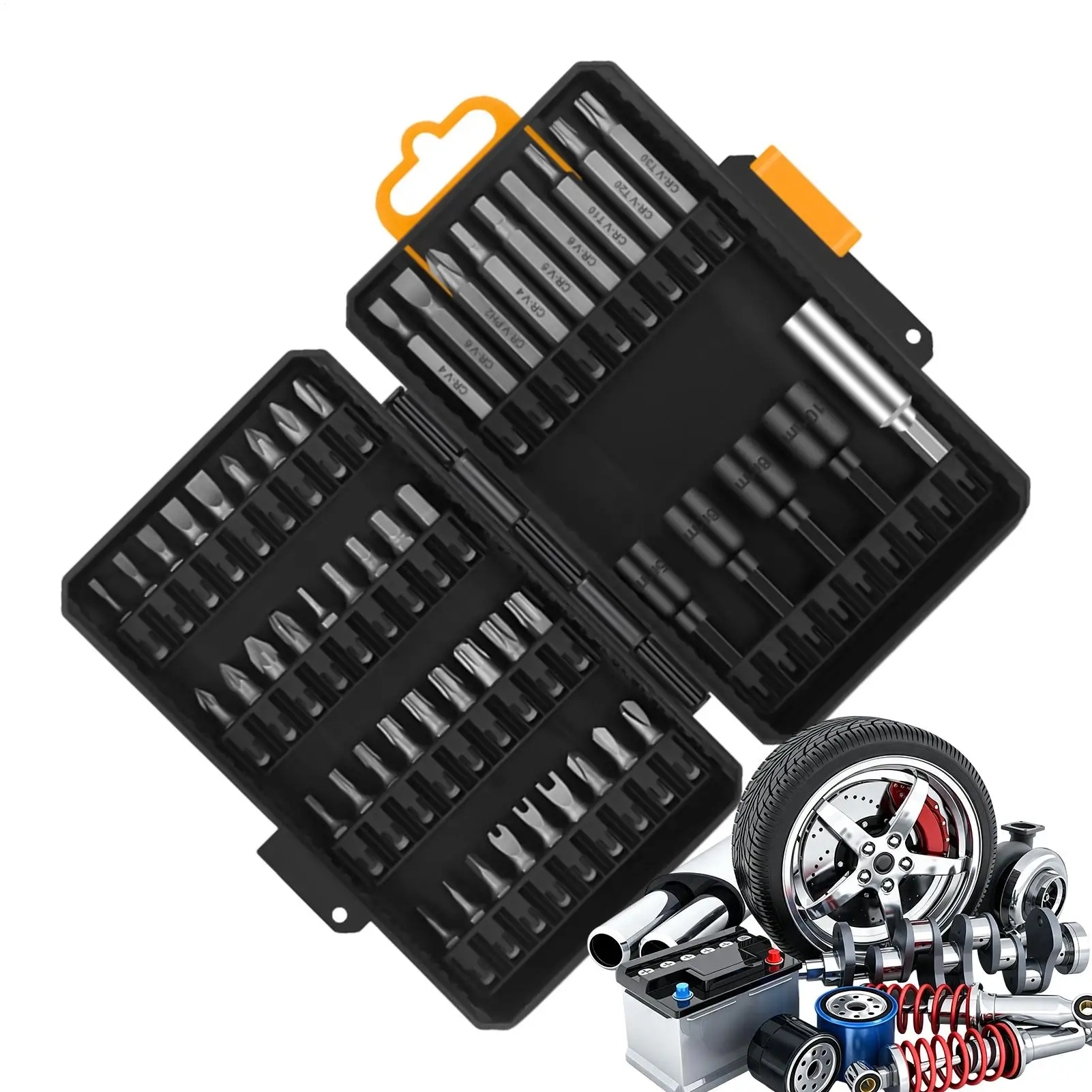 Screwdriver Bits Set 50 Pieces Precision Professional Drill Tips with Storage Case Driver Bits for Home Repair Electronics