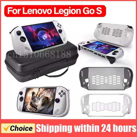 For Lenovo Legion Go S Consoles EVA Hard Carrying Case Bag Anti-Drop Protective Case Waterproof Hard Shell Case with Mesh Pocket