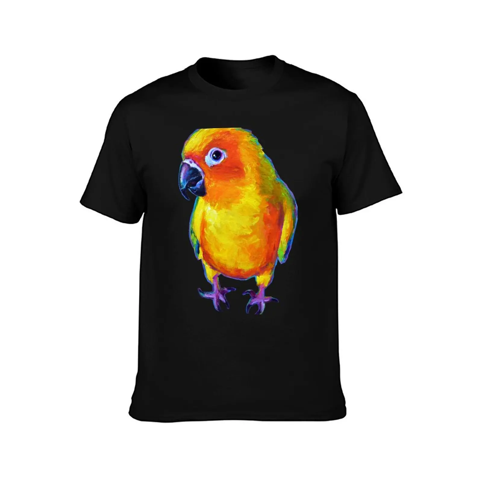 Aesop, the Sun Conure by Robert Phelps T-Shirt Retro Graphic Print T-Shirt