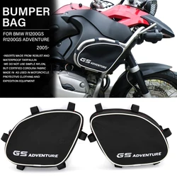 Motorcycle Frame Crash bar Waterproof Bag For BMW R1200GS R 1200 GS R1200 GS Adventure 2005 - Tool Placement Frame bag crashbar