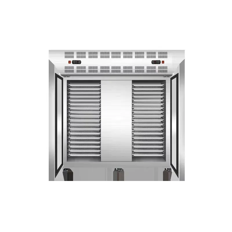 Commercial Air Cooled Double Door Stainless Steel Quick Freezing Refrigerator 45 Digital Display A Plus Refrigeration