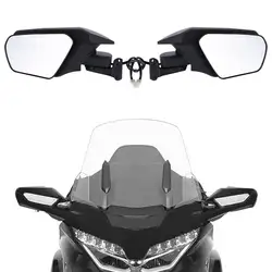 Motorcycle Rearview Mirror LED Turn Signal Clear Lens For Honda Goldwing GL1800 2018 2019 2020 2021 2022 2023