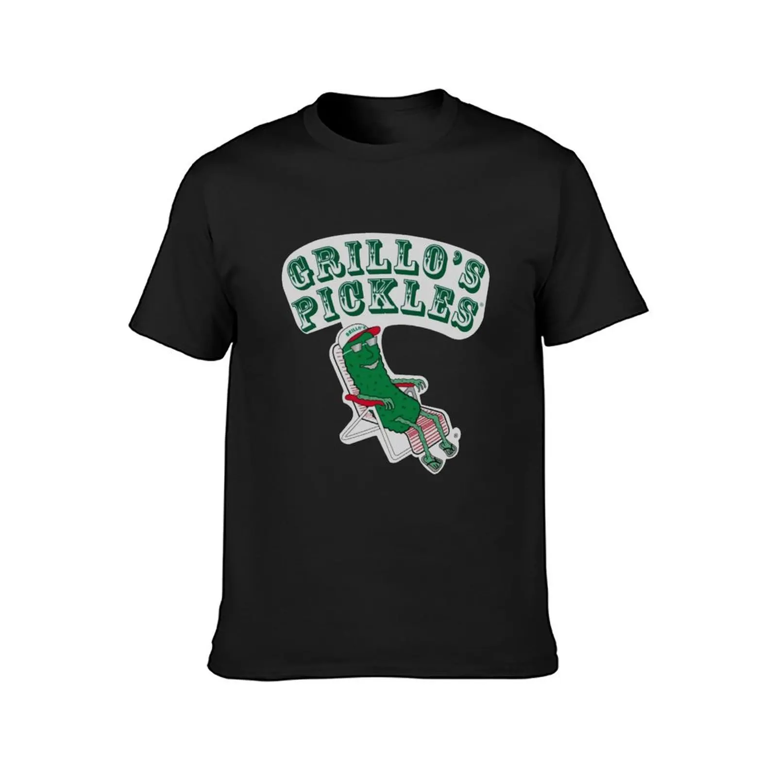 Grillo's Pickles T-Shirt quick drying boys animal print black t shirts for men