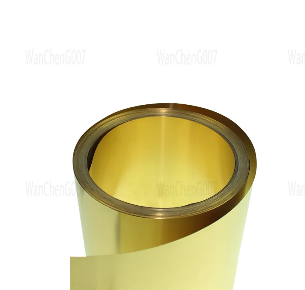 Brass Strip Brass Metal Thin Sheet Foil Plate Thick 0.01-1 mm width 10-300 mm