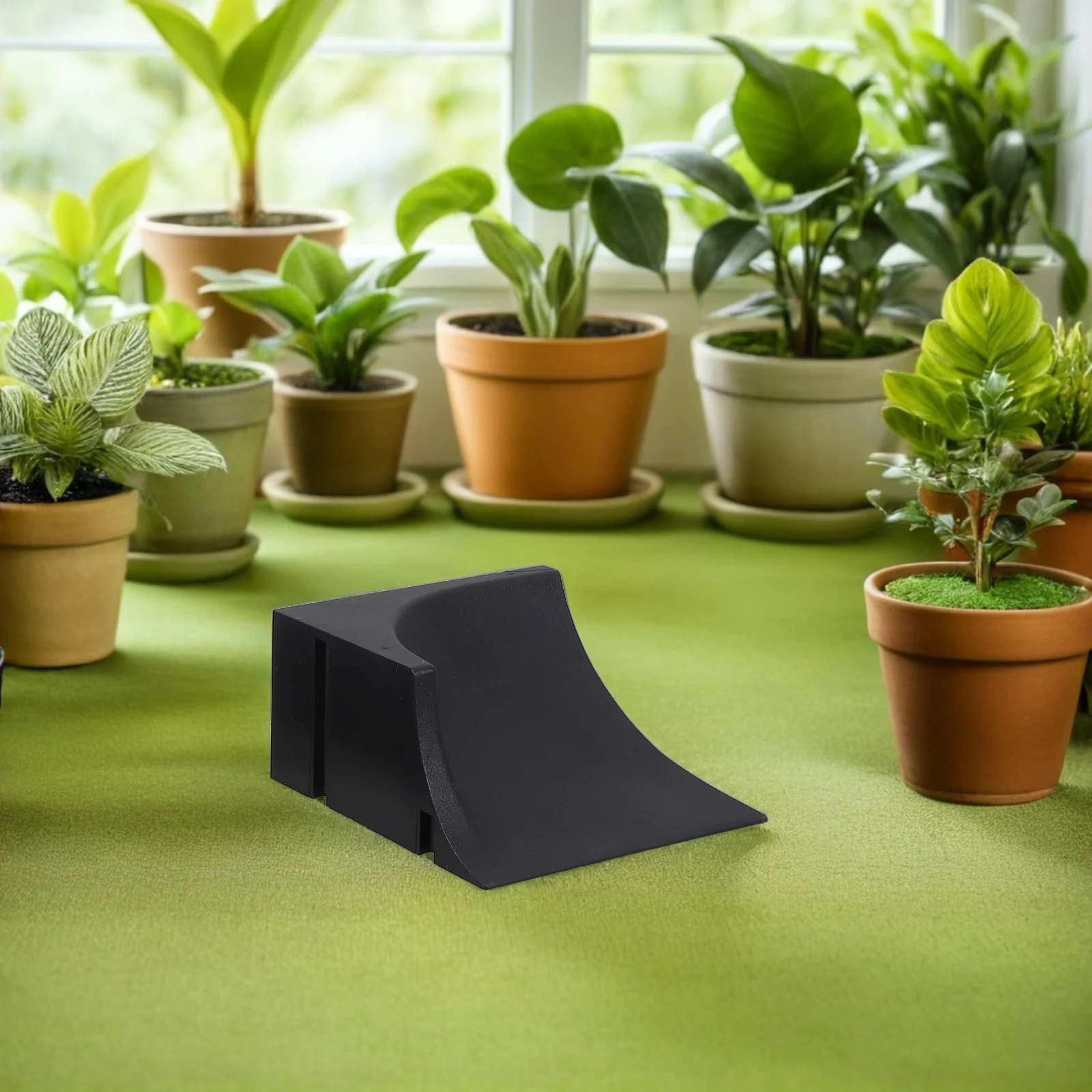 2개입 핑거 스케이트보드 파크 장애물 세트 미니 램프 플라스틱 스케이트보드 액세서리 인터랙티브 트레이닝 도구 핑거보드 램프