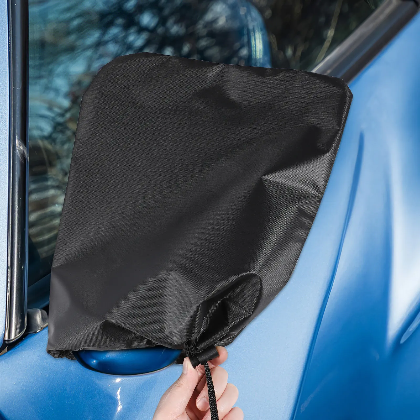

1Set Car Wiper Covers Rear View Mirror Covers Oxford Cloth Weather Resistant Protective Shield Snow Ice Winter