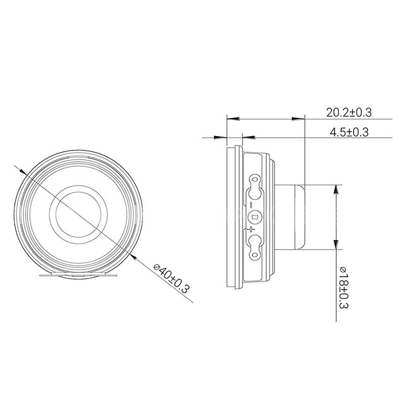 2pcs Mini Speaker 3W 4R Diameter 4CM Mini Amplifier Loudspeaker Trumpet 3 Watt 4 Ohm 40mm Speakers For Arduino Kit images - 6