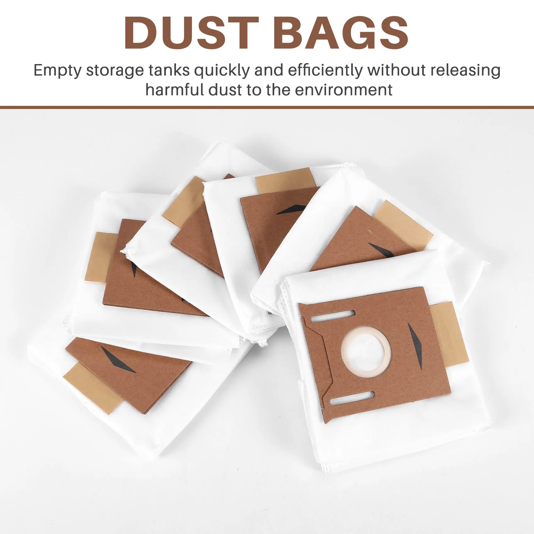 6 sztuk do odkurzacza robota Ecovacs Deebot Ozmo T8 / Aivi / Max N8Pro / T9 / T9Max Części worka na kurz BAAN