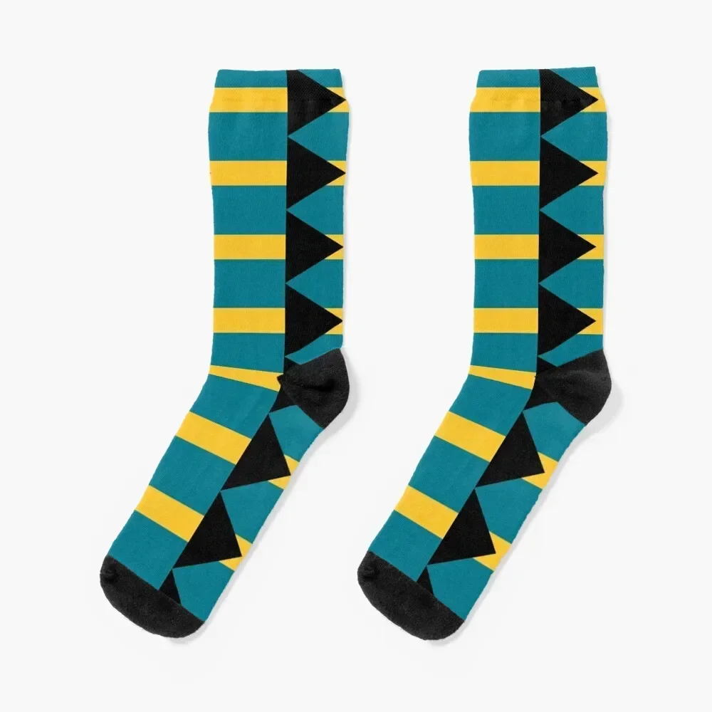 

Flag of the Bahamas Socks snow winter thermal Boy Child Socks Women's