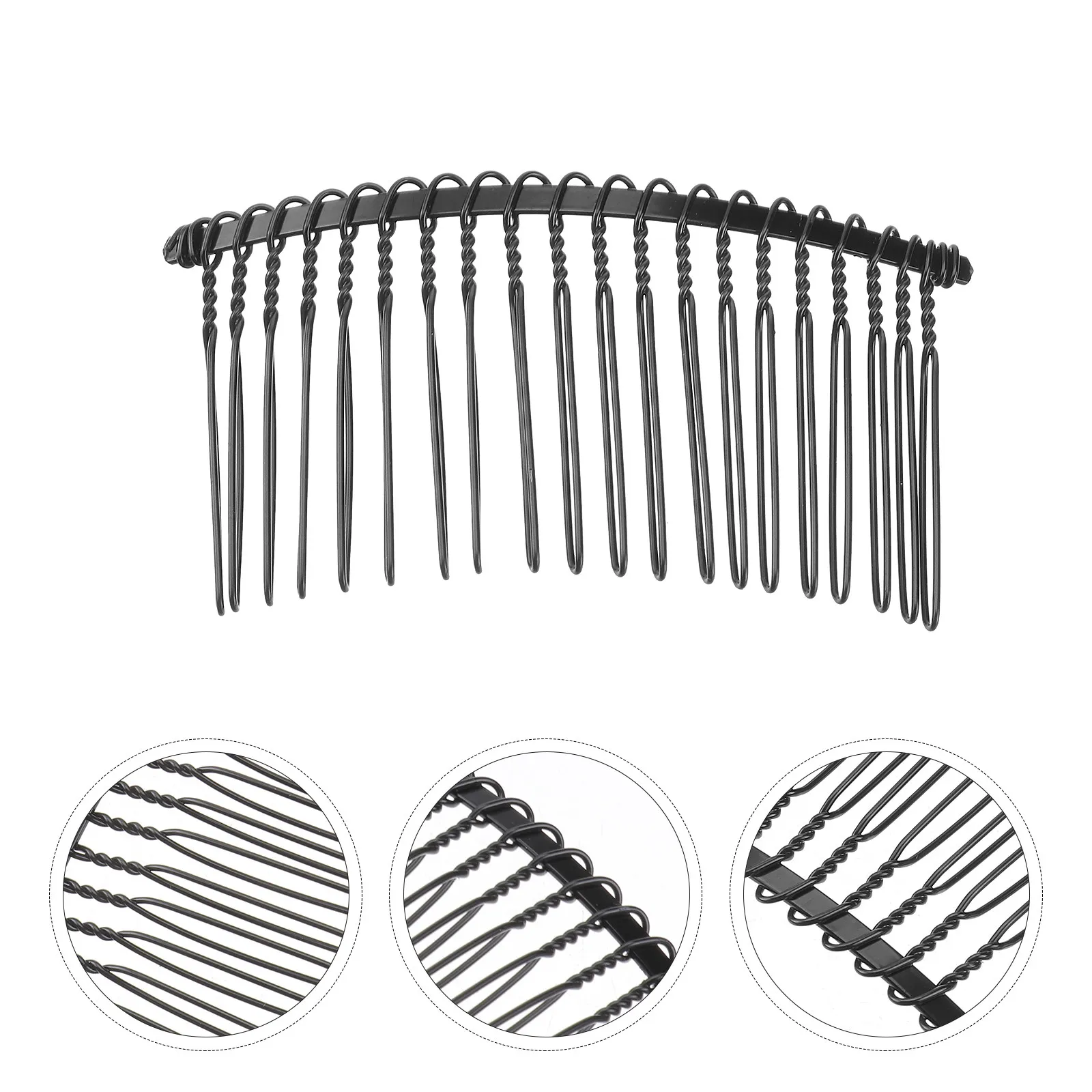 10pcs Retro Wedding Hair Combs for Women – Decorative Rivet Hairpins & Hair Accessories