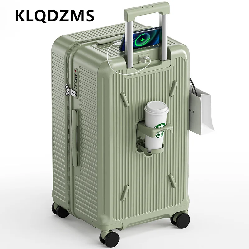 KLQDZMS Rolling Suitcase Ultra-light Boarding Box Large Capacity Trolley Case 20