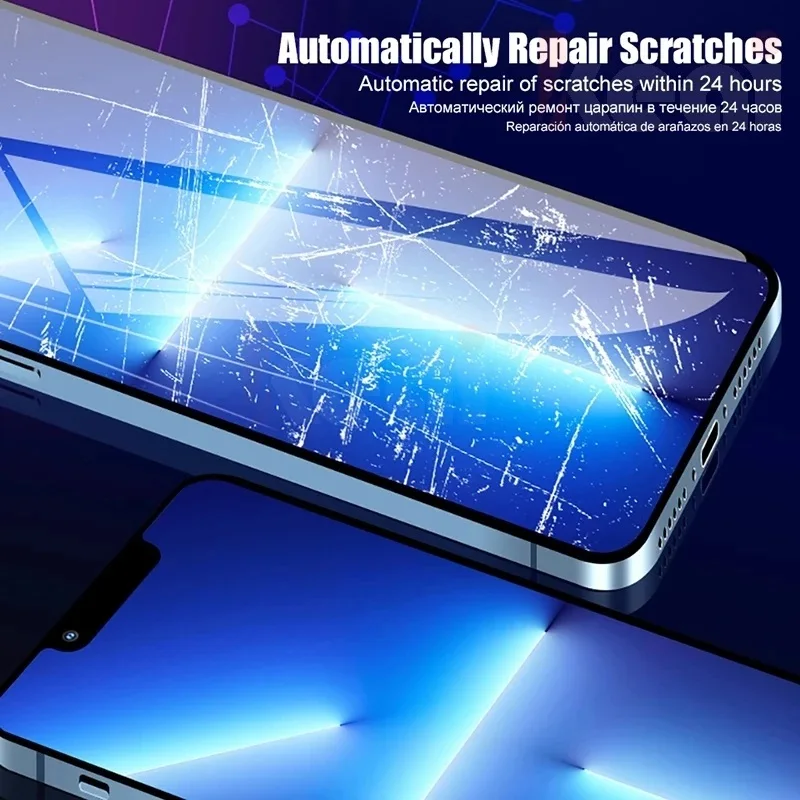 3Pcs Hydrogel Film For iPhone 17 13 11 12 16 15 14 Pro Max 12 13 Mini Screen Protector on 7 8 Plus XR XS Max Se 2020 2022 17 Air